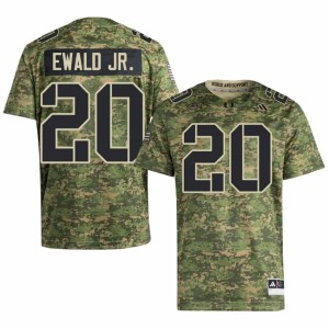 Miami of Florida Chris Ewald Jr. #20 Men Embroidery College Football Camo Jerseys 362089-443