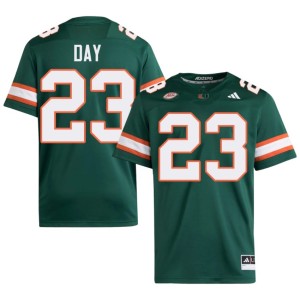 Hurricanes Limited Men #23 Dylan Day Green College Football Jersey 542165-704