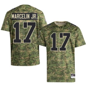 Miami College Football Ezekiel Marcelin Jr. Stitched Men's Camo #17 Jerseys 333769-434