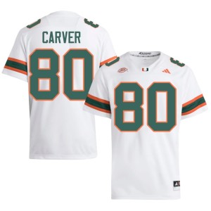 The U #80 White College Football Men Hunter Carver Stitched Jerseys 827156-997