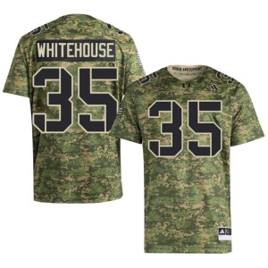 Hurricanes Mens Official College Football Camo Jack Whitehouse #35 Jersey 640653-619