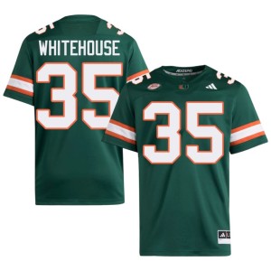 UM Alumni Mens College Football Green #35 Jack Whitehouse Jerseys 135529-561