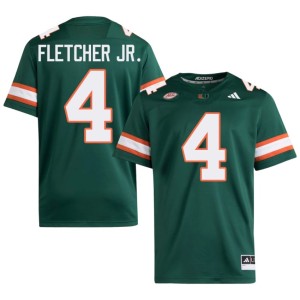 UMiami Hurricanes Green 2026 Men Mark Fletcher Jr. #4 College Football Jerseys 458696-620