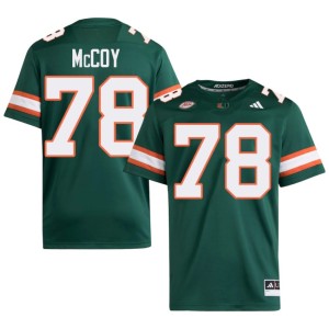 University of Miami Green Matthew McCoy #78 Replica College Football Men's Jersey 167863-299