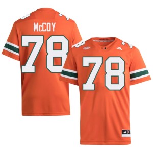 University of Miami #78 Orange College Football 2026-27 Matthew McCoy Mens Jersey 730187-566