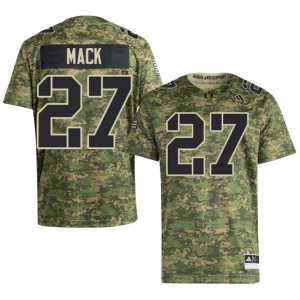 UMiami Men's Camo Replica Ryan Mack #27 College Football Jerseys 821474-689