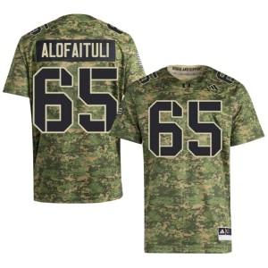 UMiami #65 Men Camo College Football Alumni Seuseu Alofaituli Jerseys 888866-404