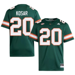 Canes Bernie Kosar College Football Green 2026-27 Men #20 Jerseys 388780-582