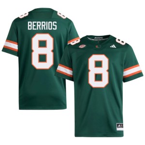 The U Green Game College Football Men #8 Braxton Berrios Jersey 103452-176