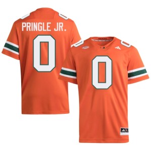 Miami Girard Pringle Jr. Official Men College Football Orange #0 Jerseys 112628-495