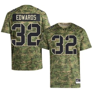 UM Mens Justin Edwards 2026-27 Camo College Football #32 Jersey 125487-964
