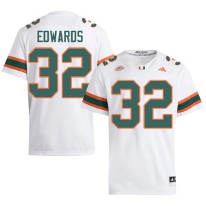 The U College Football #32 White Mens Justin Edwards 2026-27 Jerseys 689023-818