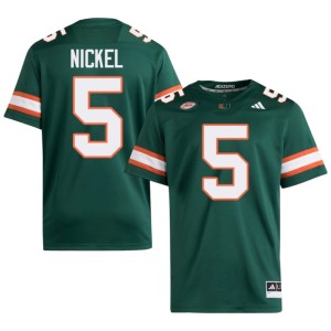 The U Men #5 Alumni Luke Nickel College Football Green Jerseys 652930-883