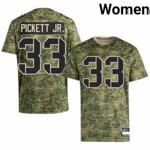 Canes Booker Pickett Jr. Camo #33 College Football Womens University Jerseys 315026-204