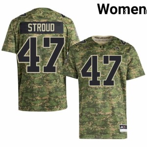 The U Camo #47 College Football Women Stone Stroud Alumni Jerseys 643720-282