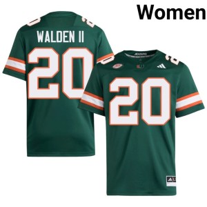 UM Women Limited College Football Green #20 Terrell Walden II Jersey 160074-549
