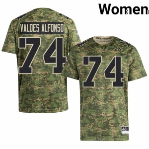 Canes College Football Yerovi Valdes Alfonso Women 2026-27 Camo #74 Jersey 105465-551