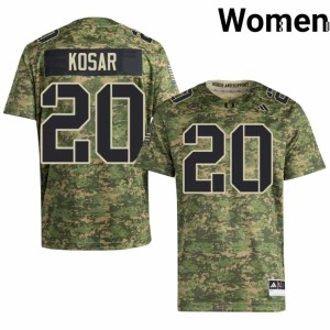 UM Camo #20 College Football Official Bernie Kosar Women's Jersey 925984-356