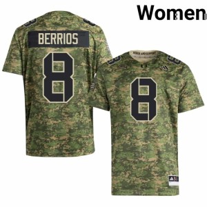 UMiami Camo Official #8 College Football Womens Braxton Berrios Jerseys 906845-487