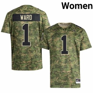 Miami #1 Camo Cam Ward Embroidery College Football Women Jerseys 763654-992