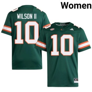 UM College Football Green Women's Damon Wilson II 2026 #10 Jersey 763106-386