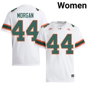 UM Women's Dan Morgan #44 Stitched White College Football Jerseys 449557-196