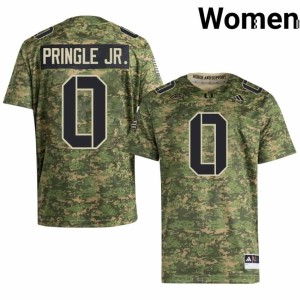 Miami College Football Women's Camo #0 Girard Pringle Jr. Limited Jersey 230845-101