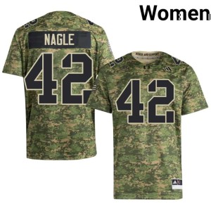 Miami #42 Camo Logan Nagle Womens 2026 College Football Jersey 720143-608