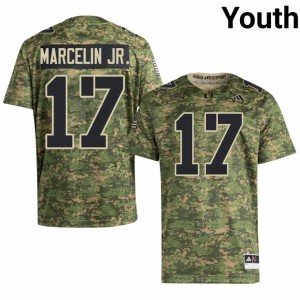 Miami Youth Ezekiel Marcelin Jr. Camo #17 Game College Football Jerseys 392723-156