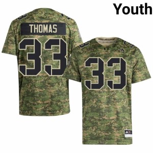 University of Miami Camo College Football Replica Youth Nick Thomas #33 Jersey 539695-862