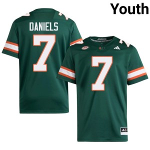 UM CJ Daniels College Football #7 Youth University Green Jersey 281698-723