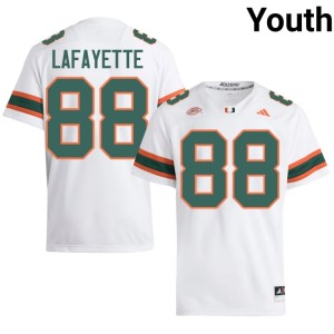 The U 2026-27 White College Football DeAnthony Lafayette Youth #88 Jerseys 702789-220