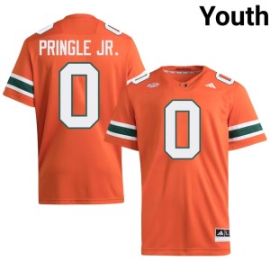 The U #0 Replica College Football Orange Girard Pringle Jr. Youth Jersey 603953-845
