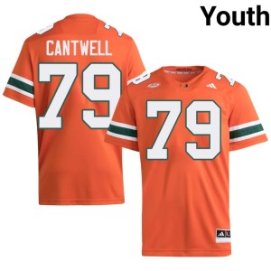 UM Game Youth Jackson Cantwell College Football Orange #79 Jersey 162415-414