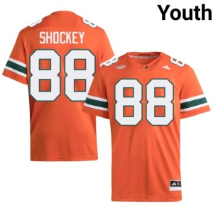 Canes Jeremy Shockey #88 Orange College Football Youth Alumni Jersey 995886-144