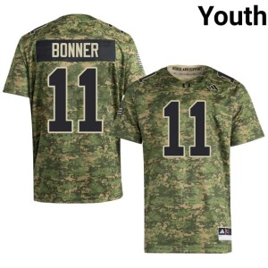 UMiami Hurricanes College Football Camo Youth #11 Kamal Bonner Replica Jerseys 778608-693