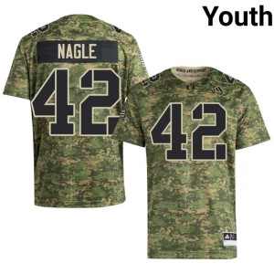 Miami #42 Youth Alumni Logan Nagle Camo College Football Jersey 273467-686