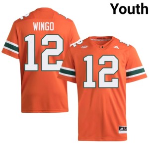 The U Alumni Youth Somourian Wingo Orange College Football #12 Jerseys 946372-689