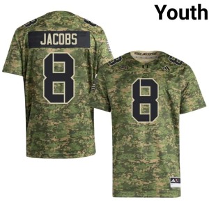 University of Miami Camo College Football #8 Youth Vandrevius Jacobs University Jerseys 204382-543
