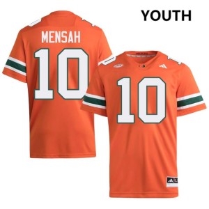 UMiami Darian Mensah College Football High School Orange #10 Youth Jerseys 362524-332